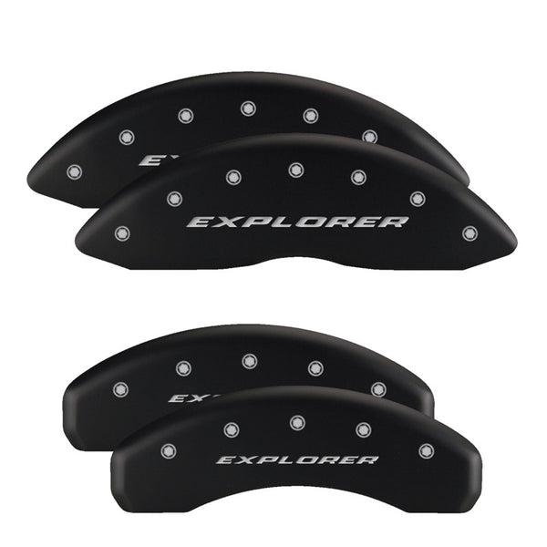 MGP 4 Caliper Covers Engraved Front & Rear Oval logo/Ford Black