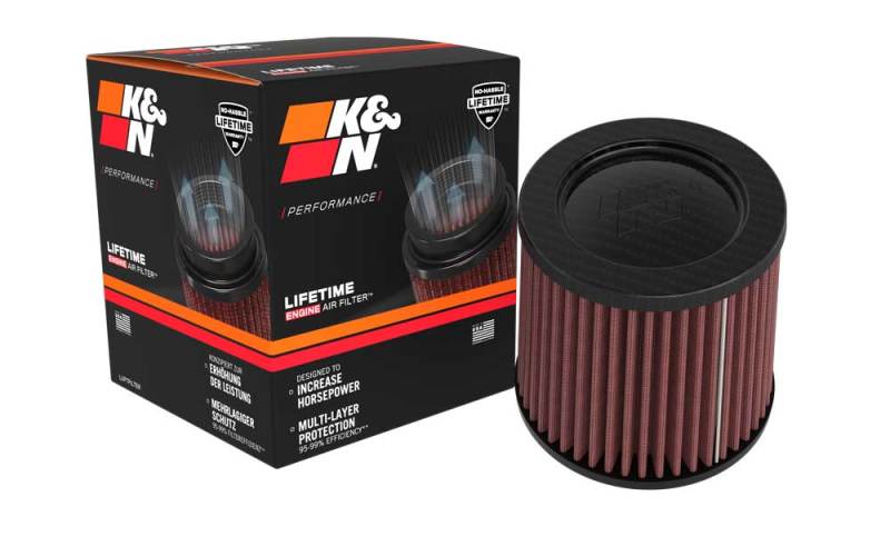 K&N Round Tapered Universal Air Filter 2.75in Flange 5.063in Base 4.5i –  Myst Motorsports