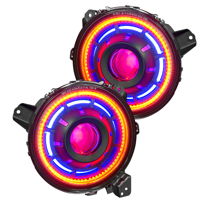 Oracle Oculus Bi-LED Projector Headlights for Jeep JL/Gladiator JT - w/o Controller