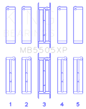 Load image into Gallery viewer, King Engine Bearings Ford V8 351ci 5.8L / 400ci 6.6L 16V (Size .001) Main Bearing Set