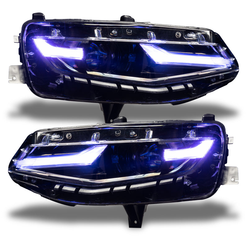 Oracle 19-21 Chevy Camaro LS/LT RGB+A Headlight DRL  Kit - ColorSHIFT w/ RF Controller