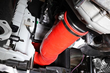 Load image into Gallery viewer, PERRIN 22-24 Subaru WRX / 20-25 LGT &amp; OBXT Turbo Inlet Hose w/Turbo Adapter Flange (Long) - Red