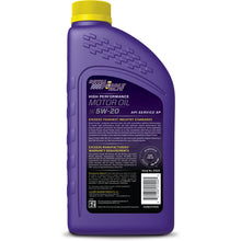 Load image into Gallery viewer, Royal Purple Premium Synthetic High Performance Multi-Grade 5W20 Motor Oil - 1 Quart