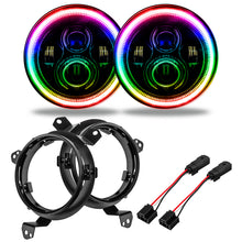 Load image into Gallery viewer, Oracle Jeep Wrangler JL/JT 7in. High Powered LED Headlights (Pair) - w/o Controller