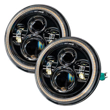 Load image into Gallery viewer, Oracle 07-18 Jeep Wrangler JK Switchback LED Halo Headlights - Amber/White - Switchback