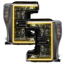 Load image into Gallery viewer, Oracle 17-19 Ford F-250 SD Dynamic Pre-Assembled Headlights - Halogen - Black Edition -