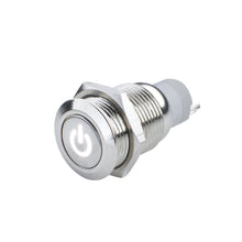 Load image into Gallery viewer, Oracle Pre-Wired Power Symbol On/Off Flush Mount LED Switch - White