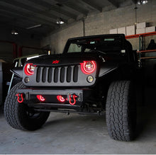 Load image into Gallery viewer, Oracle 7in High Powered LED Headlights - Black Bezel - ColorSHIFT No Controller