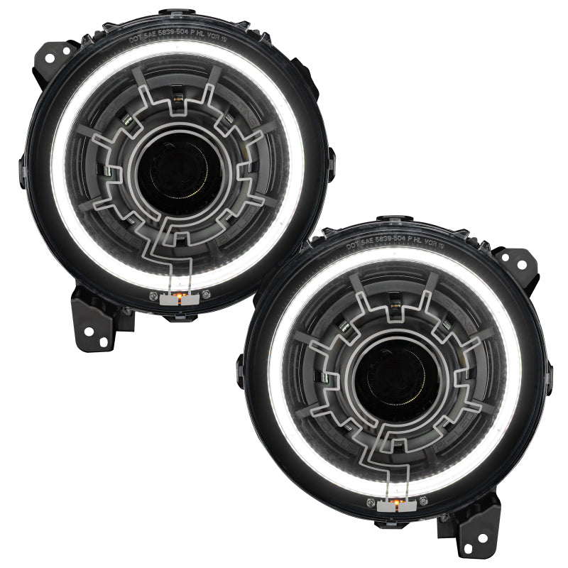 Oracle Lighting 18-22 Jeep Wrangler JL Oculus Bi-LED Projector Headlights