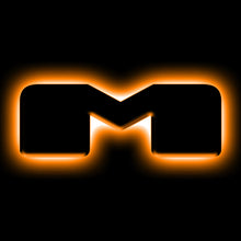 Load image into Gallery viewer, ORACLE Lighting Universal Illuminated LED Letter Badges - Matte Blk Surface Finish - M