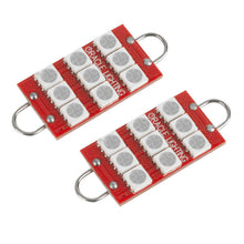 Load image into Gallery viewer, Oracle 44MM 6 LED 3 Chip - Loop Festoon Bulbs (Pair) - Purple - UV/Purple