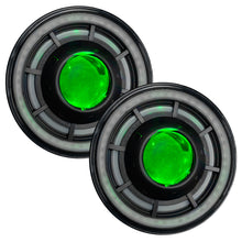 Load image into Gallery viewer, ORACLE Lighting 0718 Jeep Wrangler JK Oculus 7in ColorSHIFT Bi-LED Projector Headlights