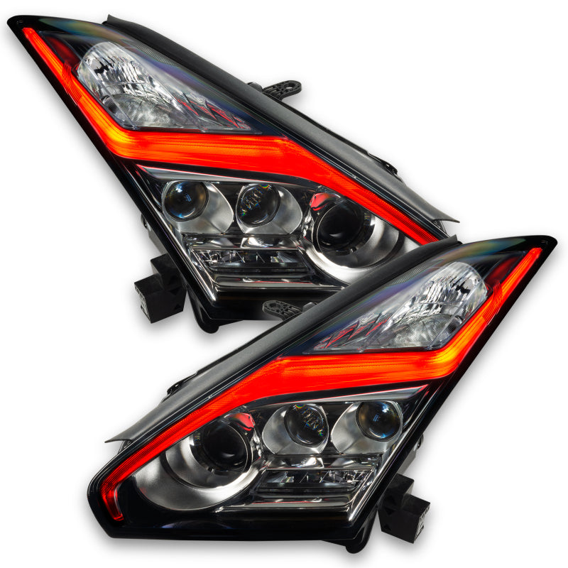 Oracle 15-21 Nissan GT-R Lightning Bolt Headlight DRL RGB+W w/ Simple Controller