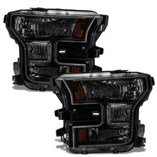 Load image into Gallery viewer, Oracle 15-17 Ford F-150 Dynamic RGB+A Pre-Assembled Headlights Halogen - Blk Edition -
