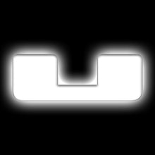 Load image into Gallery viewer, ORACLE Lighting Universal Illuminated LED Letter Badges - Matte Wht Surface Finish - U
