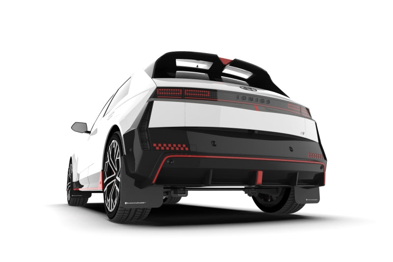 Rally Armor 25-26 Hyundai Ioniq 5 N Black Mud Flap w/White Logo