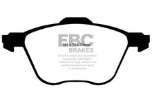 Load image into Gallery viewer, EBC 01 Volkswagen Eurovan 2.8 (313mm) Greenstuff Front Brake Pads