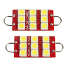 Load image into Gallery viewer, Oracle 44MM 6 LED 3 Chip - Loop Festoon Bulbs (Pair) - White