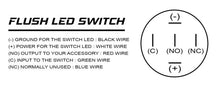 Load image into Gallery viewer, Oracle Pre-Wired Power Symbol On/Off Flush Mount LED Switch - White