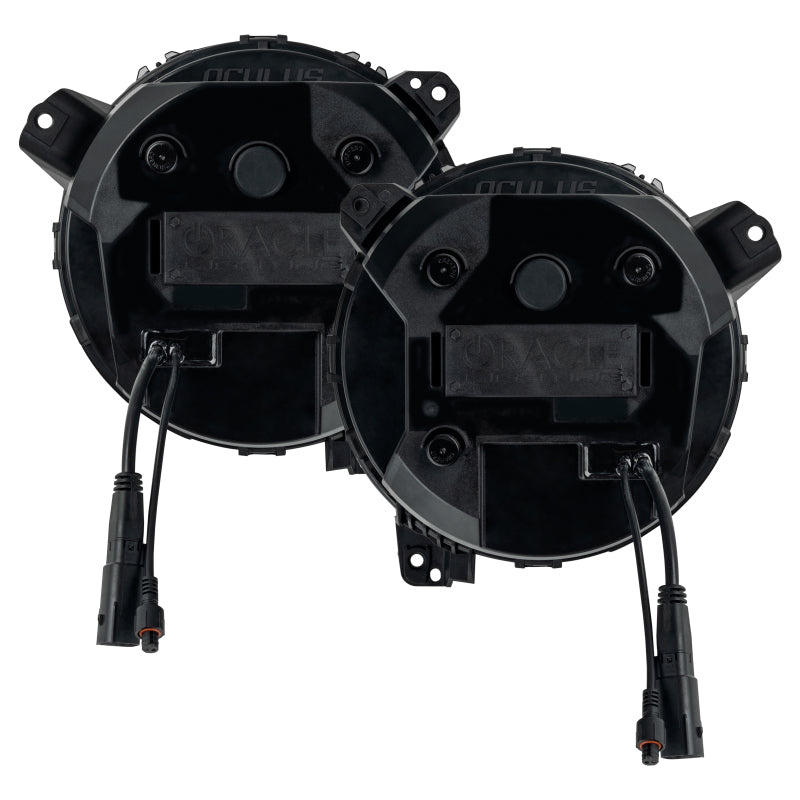 Oracle Jeep JL/Gladiator JT Oculus Bi-LED Projector Headlights - Amber/White Switchback