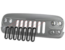 Load image into Gallery viewer, Oracle Vertical Mesh Inserts for Vector Grille (JK Model Only)