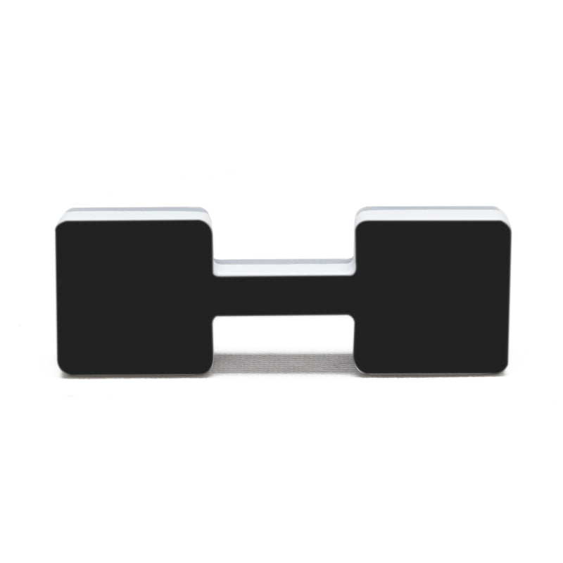 ORACLE Lighting Universal Illuminated LED Letter Badges - Matte Blk Surface Finish - H