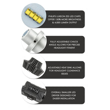 Load image into Gallery viewer, Oracle H16 4000 Lumen LED Headlight Bulbs (Pair) - 6000K
