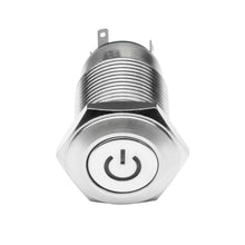 Load image into Gallery viewer, Oracle Pre-Wired Power Symbol On/Off Flush Mount LED Switch - Amber