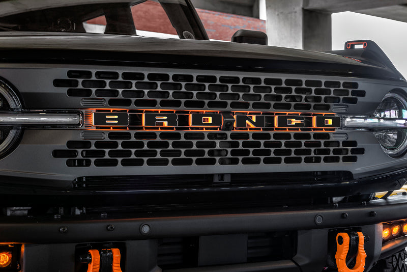 ORACLE Lighting Universal Illuminated LED Letter Badges - Matte Blk Surface Finish - Q