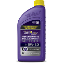 Load image into Gallery viewer, Royal Purple Premium Synthetic High Performance Multi-Grade 5W20 Motor Oil - 1 Quart