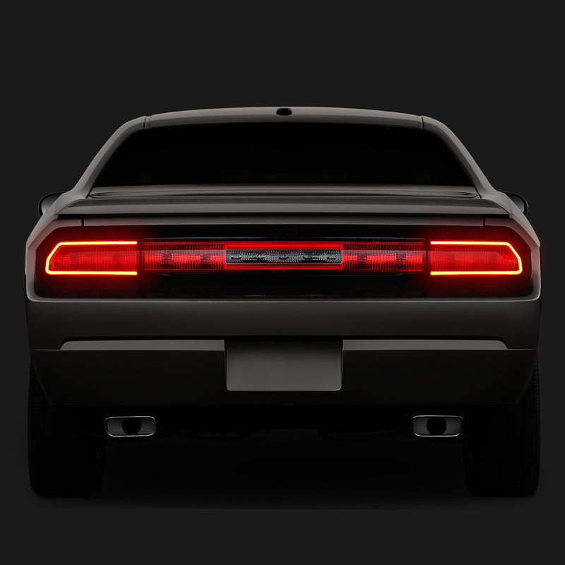 Oracle Dodge Challenger 08-14 LED Waterproof Afterburner Kit - Red