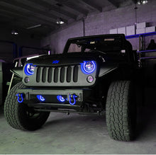 Load image into Gallery viewer, Oracle 7in High Powered LED Headlights - Black Bezel - ColorSHIFT No Controller