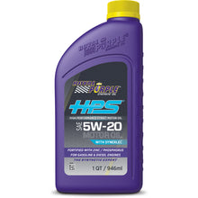 Load image into Gallery viewer, Royal Purple HPS Synthetic High Performance Street 5W20 Motor Oil - 1 Quart
