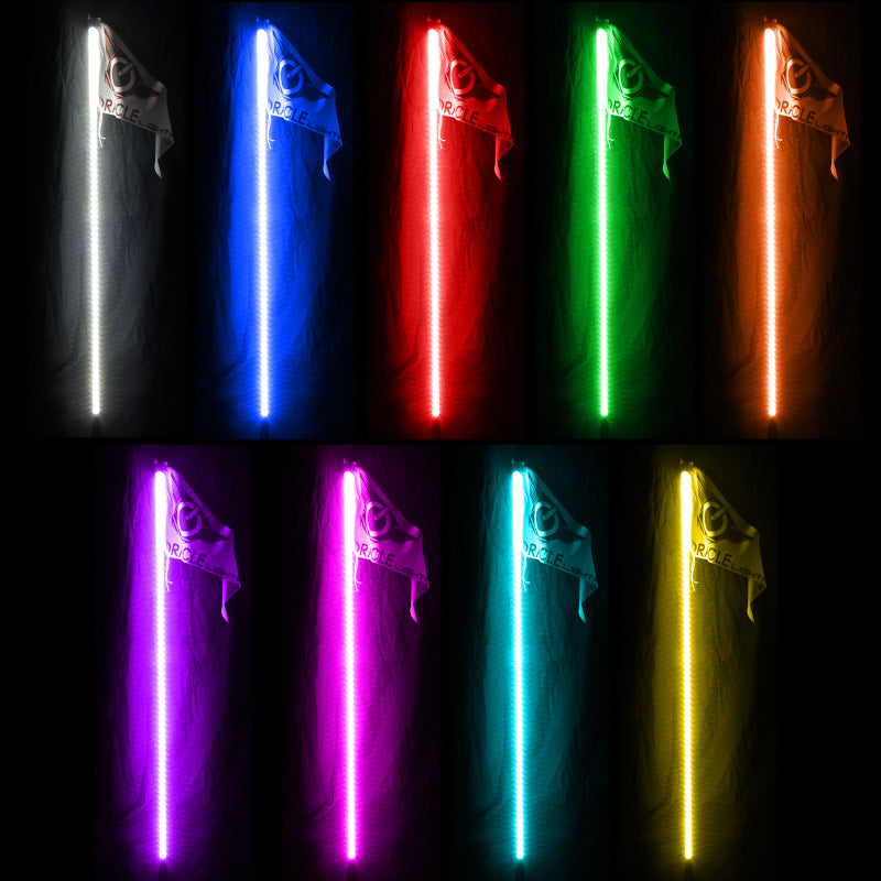 Oracle Off-Road 4ft LED Whip - ColorSHIFT