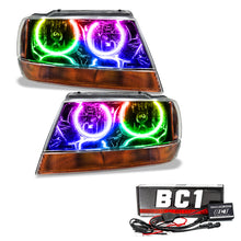 Load image into Gallery viewer, Oracle 99-04 Jeep Grand Cherokee SMD HL - Black - ColorSHIFT w/ BC1 Controller