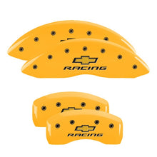 Load image into Gallery viewer, MGP 4 Caliper Covers Engraved Front &amp; Rear MGP Red finish silver ch
