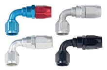 Load image into Gallery viewer, Fragola -12AN x 90 Degree Power Flow Hose End - Blue/Red