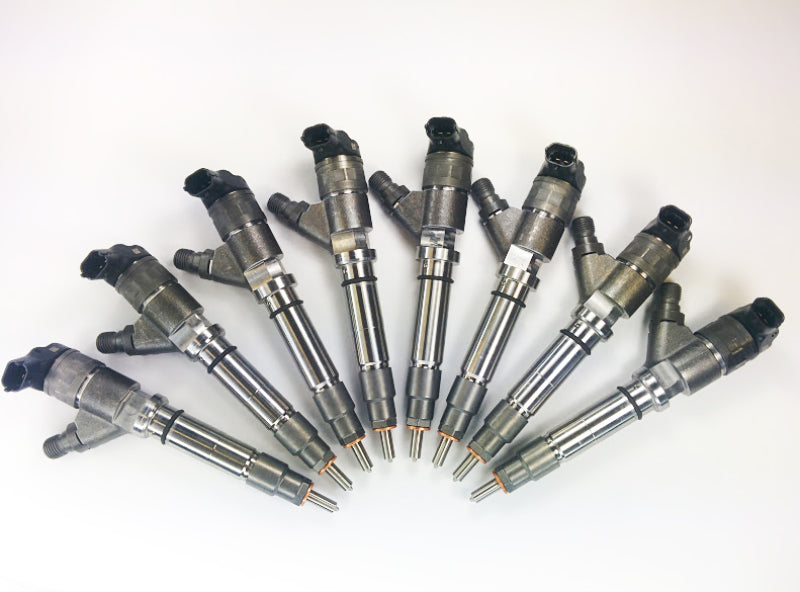 DDP 04.5-05 Chevrolet Duramax 6.6L LLY Reman Injector Set - 50hp (20% Over)