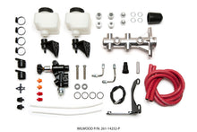Load image into Gallery viewer, Wilwood Tandem Remote M/C Kit w L/H Bracket &amp; Prop Valve - 1 1/8in Bore Ball Burnished