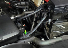 Load image into Gallery viewer, J&amp;L 20-26 Chevy Silverado/GMC Sierra 2500/3500 6.6L Drivers Side Oil Separator 3.0 - Black Anodi