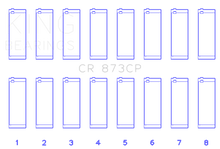Load image into Gallery viewer, King Engine Bearings GENERAL MOTORS 379, 395 16v (Size +.25) Rod Bearing Set