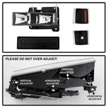 Load image into Gallery viewer, xTune 92-94 Blazer Full Size Corner/LED Bumper Headlights Black HD-JH-CCK88-LED-AM-BK-SET