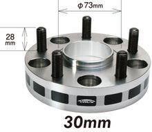 Load image into Gallery viewer, Project Kics 30mm Thick 12x1.50 60mm Hub 5x114.3 Wide Tread Spacers