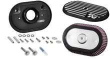 Load image into Gallery viewer, K&amp;N Street Metal Intake System for 12-16 Harley-Davidson Road King 103cl Side Draft Touring