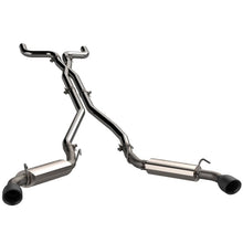 Load image into Gallery viewer, 2010-2013 Chevrolet Camaro SS 6.2L QTP AR3 Cat Back Black Tips
