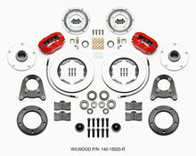 Load image into Gallery viewer, Wilwood Forged Dynalite-M Front Kit 10.75in Red 1950-1955 MG-TD/TF