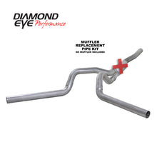 Load image into Gallery viewer, Diamond Eye KIT 4in Catback MFLR REPLACMENT PIPE DUAL AL: 2006-2007.5 CHEVY/GMC 6.6L 2500/3500