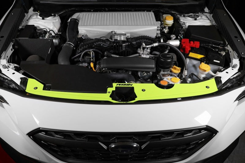 PERRIN 22-25 Subaru WRX Radiator Shroud - Neon Yellow