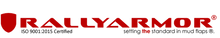 Load image into Gallery viewer, Rally Armor 22-26 Rivian R1S Black UR Mud Flap w/Light Blue Logo