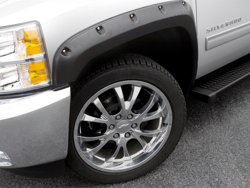 Lund 99-07 Chevy Silverado 1500 RX-Rivet Style Smooth Elite Series Fender Flares - Black (4 Pc.)